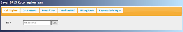 cek tagihan dan bayar bpjs ketenagakerjaan